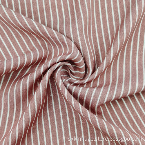 Striped Pattern Upholstery Sofa Woven Linen Viscose Fabric